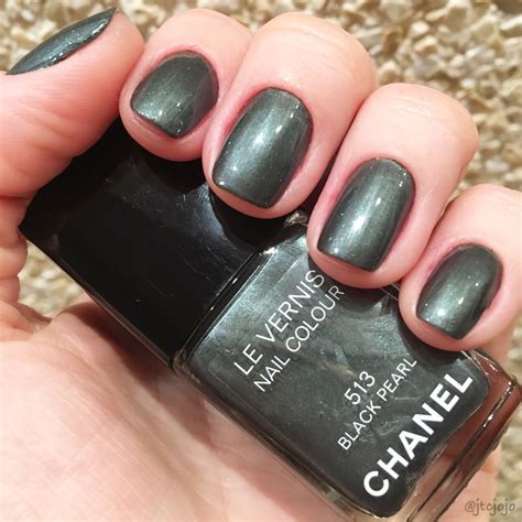 chanel black pearl nail polish|chanel nail polish price.